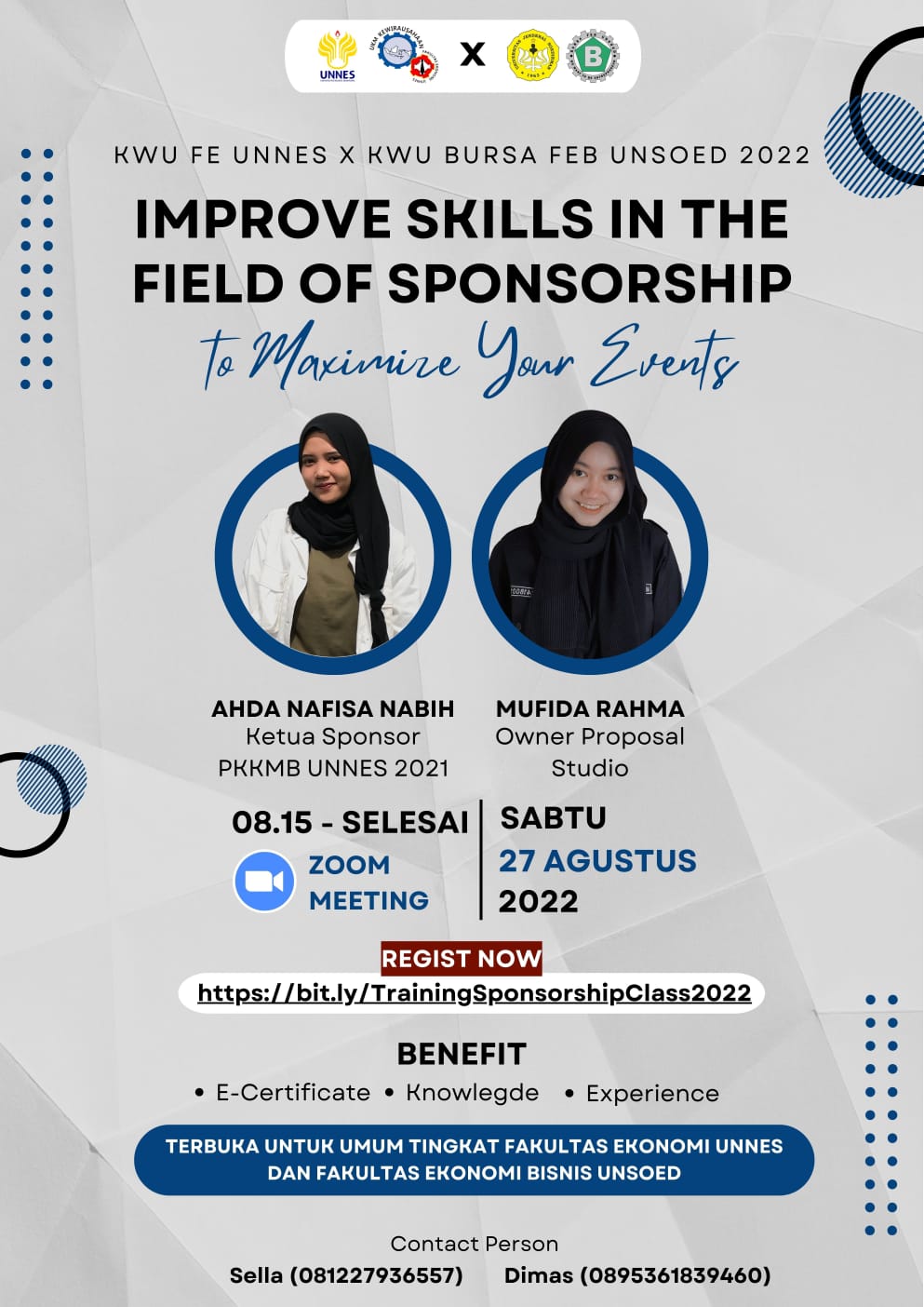 Proposal Studio bersama KWU FE UNNES X KWU BURSA FEB UNSOED 2022